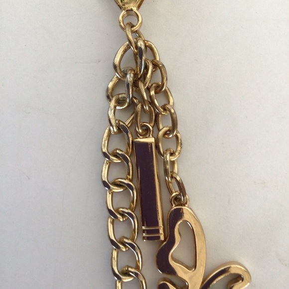 MIA K COLLECTION GOLDTONE BAG CHARM KEYCHAIN - Picture 4 of 8